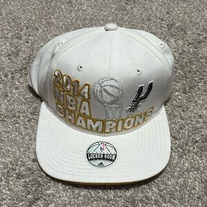 NWT San Antonio Spurs 2014 NBA championship locker room hat.